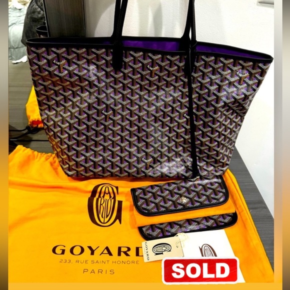 🚨SOLD🚨SPECIAL EDITION SAINT LOUIS CLAIRE  TOTE BAG look at photos - Picture 1 of 11